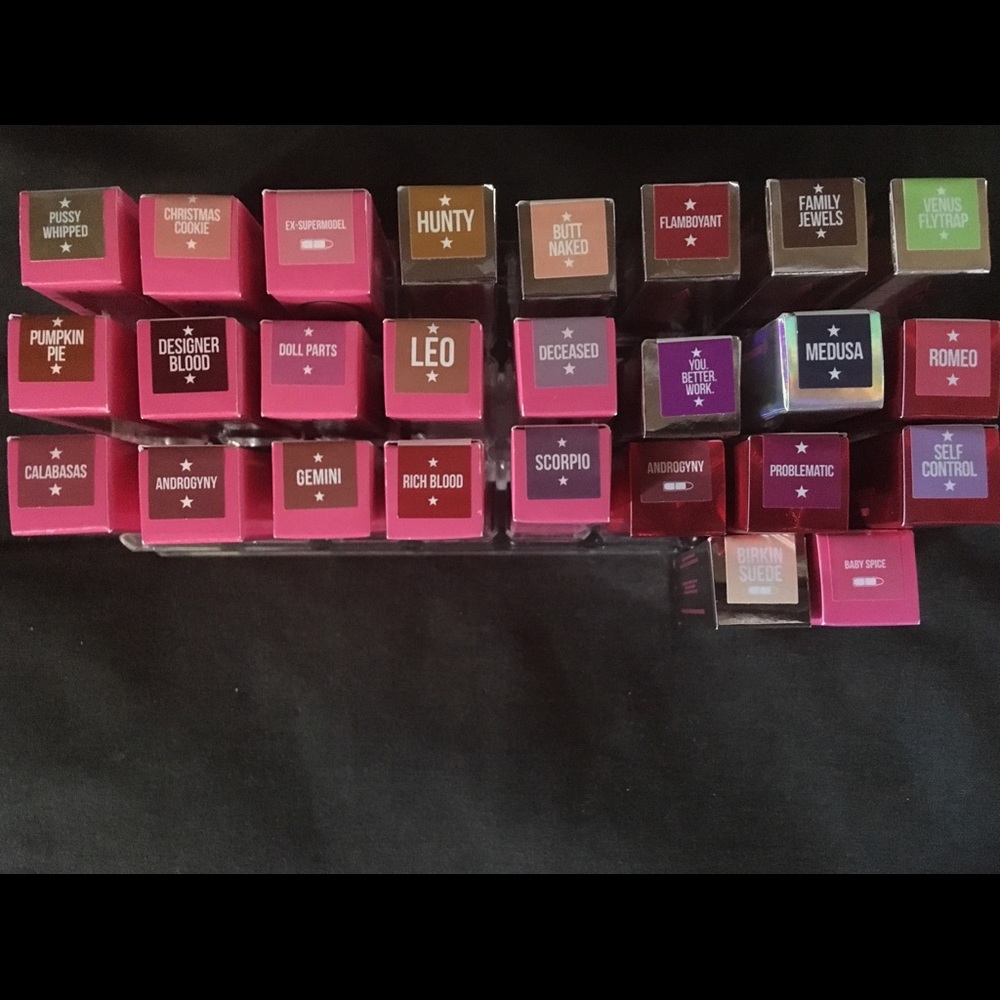 Jeffree Star lipsticks